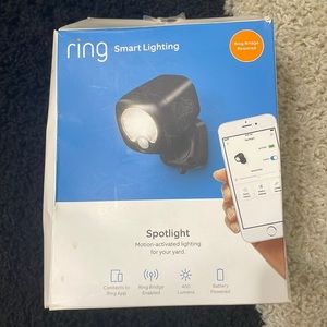 Ring Smart Lighting. Spotlight Motion-activated lighting for your yard.